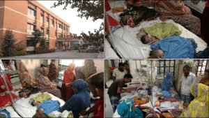 সাত বছরেও চালু হয়নি শিশু হাসপাতাল, রমেকে এক শয্যায় চার শিশু ছবিতে সাত বছরেও চালু হয়নি শিশু হাসপাতাল, রমেকে এক শয্যায় চার শিশু সংক্রান্ত দৃশ্য