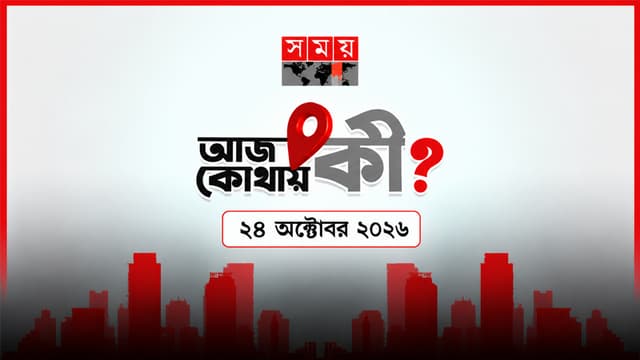 আজ কোথায় কী? (২৪ অক্টোবর ২০২৬) আজ কোথায় কী? (২৪ অক্টোবর ২০২৬)