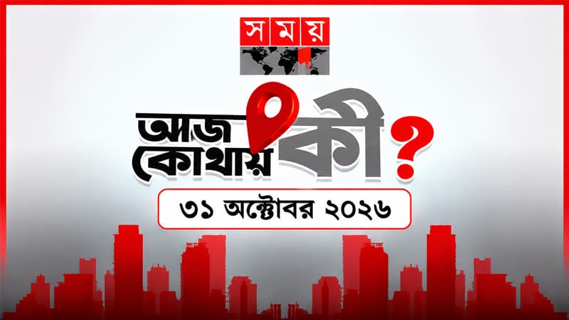 আজ কোথায় কী? (৩১ অক্টোবর ২০২৬) আজ কোথায় কী? (৩১ অক্টোবর ২০২৬)