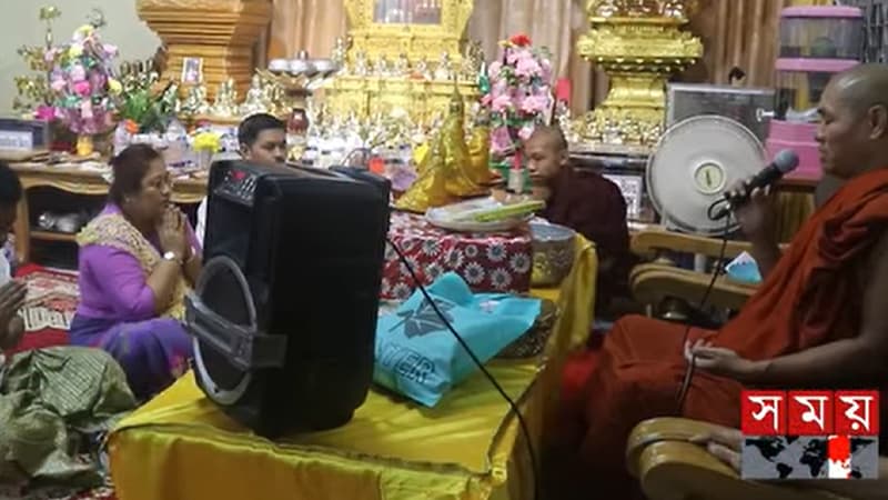 উৎসাহ-উদ্দীপনা ও ধর্মীয় ভাবগাম্ভীর্যে প্রবারণা পূর্ণিমা পালন উৎসাহ-উদ্দীপনা ও ধর্মীয় ভাবগাম্ভীর্যে প্রবারণা পূর্ণিমা পালন