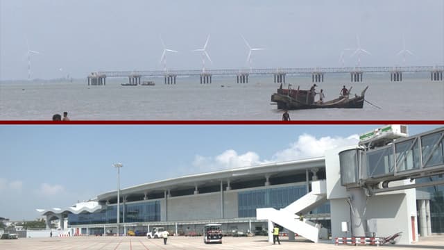 ছবিতে সমুদ্র ছুঁয়ে আন্তর্জাতিক আকাশে যাত্রার অপেক্ষায় কক্সবাজার সংক্রান্ত দৃশ্য