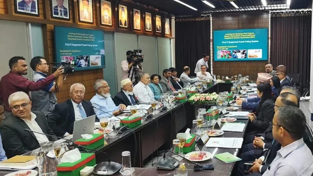 বাংলাদেশের কাছে পোস্টাল ভোটের কারিগরি সহায়তা চায় নেপাল বাংলাদেশের কাছে পোস্টাল ভোটের কারিগরি সহায়তা চায় নেপাল