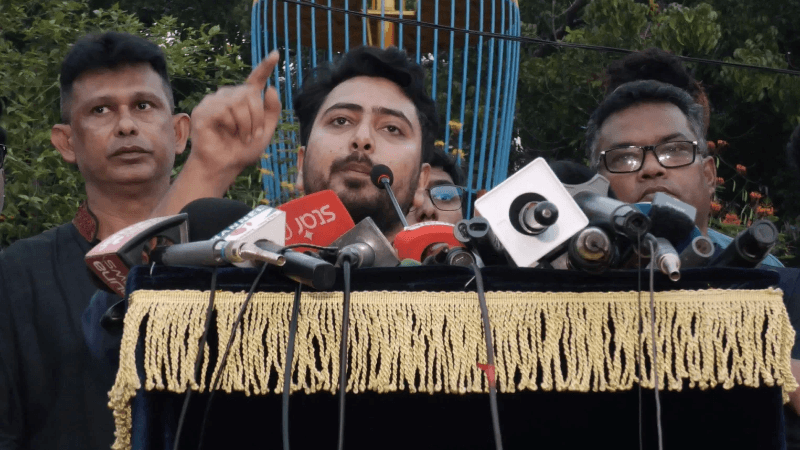 বাংলাদেশকে কোনো আধিপত্য শক্তির আওতায় আসতে দেয়া হবে না: নাহিদ বাংলাদেশকে কোনো আধিপত্য শক্তির আওতায় আসতে দেয়া হবে না: নাহিদ