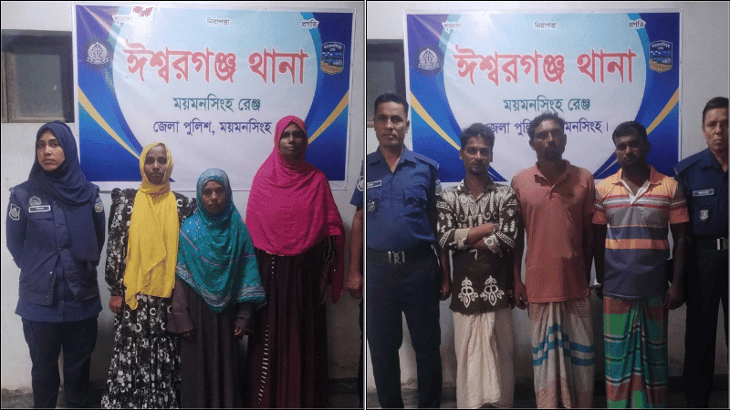 ছবিতে ১৩ মাসের শিশু বিক্রি: দাদা-দাদিসহ ৫ জন গ্রেফতার সংক্রান্ত দৃশ্য