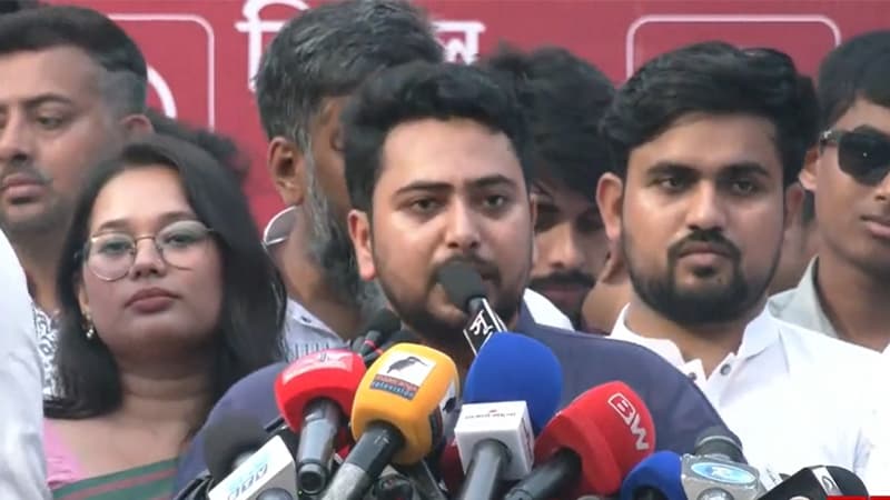 ভারতকে করিডোর দেয়ার পাঁয়তারা মেনে নেয়া হবে না: নাহিদ ভারতকে করিডোর দেয়ার পাঁয়তারা মেনে নেয়া হবে না: নাহিদ