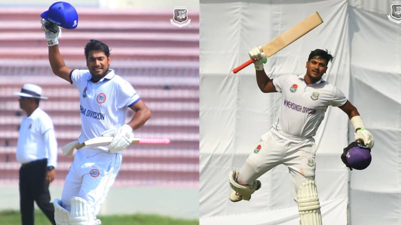 ক্যারিয়ারসেরা ইনিংসকে ডাবল সেঞ্চুরিতে রূপ দিলেন নাইম ও রবিন ক্যারিয়ারসেরা ইনিংসকে ডাবল সেঞ্চুরিতে রূপ দিলেন নাইম ও রবিন